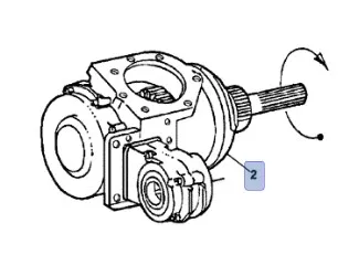 87662705 - коробка привода