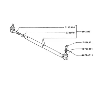 5142233 - тяга рулевая